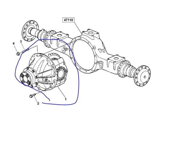 grupo diferencial puente trasero renault magn