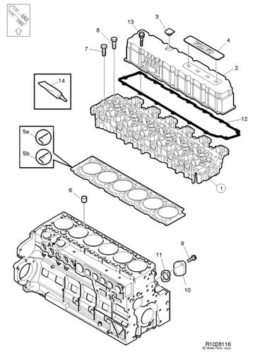 culata volvo fl 2006 fg 4x2 72 ltr 206 kw