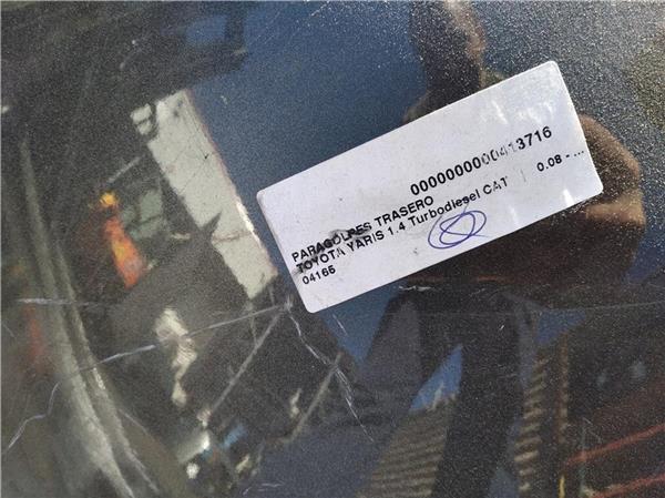 paragolpes trasero toyota yaris 1nd