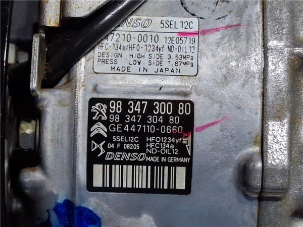 Compresor Aire Acondicionado Peugeot