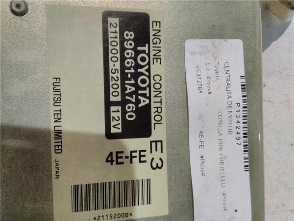 centralita toyota corolla 1996 hb ee111 13