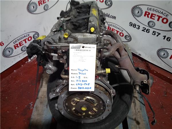 motor completo toyota prius nhw20 2004 hibri