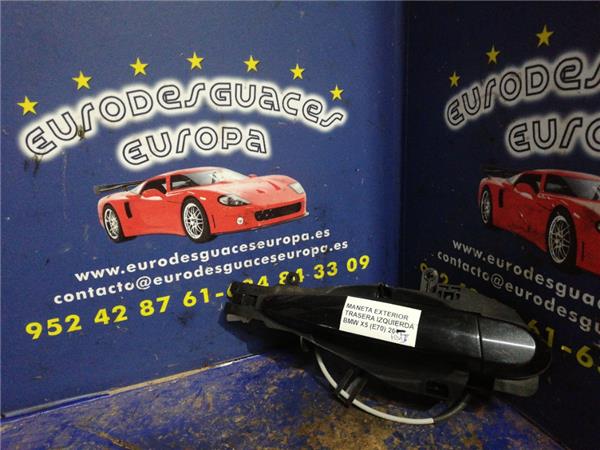 maneta exterior trasera izquierda bmw serie x5 (e70)(2006 >) 3.0 xdrive30d [3,0 ltr.   173 kw turbodiesel cat]