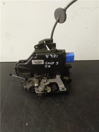 cerradura puerta trasera derecha volkswagen golf v (1k1)(10.2003 >2008) 2.0 tdi 16v