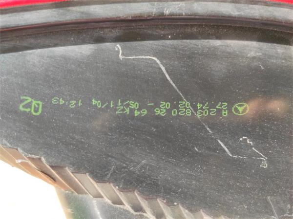 piloto trasero derecho mercedes benz clase c (bm 203) sportcoupe (10.2000 >) 2.2 c 220 cdi (la)(203.708) [2,2 ltr.   110 kw cdi cat]