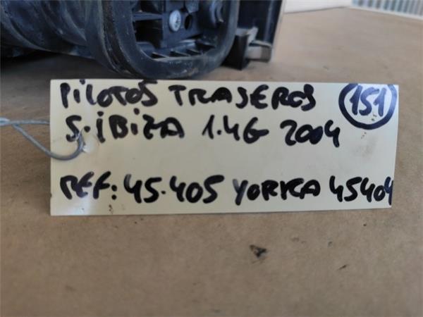 piloto porton trasero izquierdo seat ibiza (6l1)(04.2002 >) 1.4 reference [1,4 ltr.   55 kw 16v]
