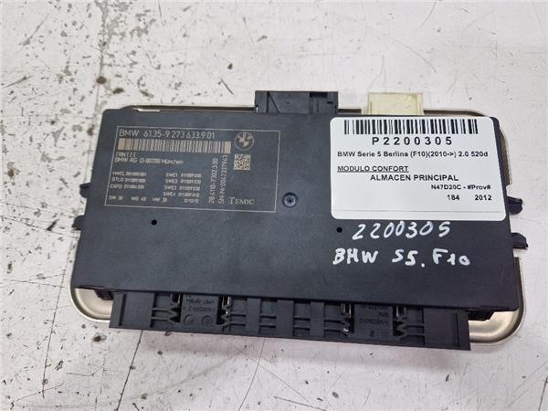 modulo confort bmw serie 5 berlina f10 2010