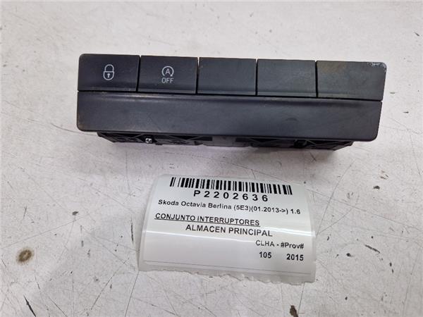 conjunto interruptores skoda octavia berlina