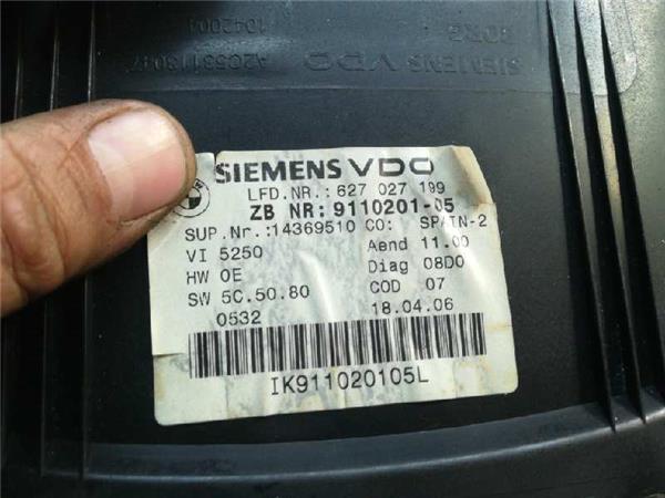 cuadro completo bmw serie 3 berlina 25 24v 21