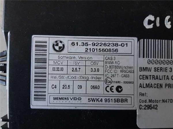 centralita cierre bmw serie 3 touring 20 16v