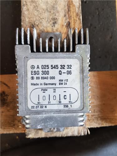 rele ventilador mercedes benz clase a bm 168