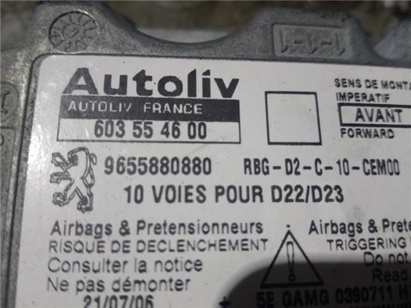 Centralita Airbag Peugeot 407 2.0