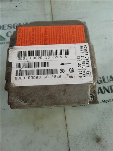 Centralita Airbag Mercedes-Benz Clase A (BM 168)(05.1997->) foto 4