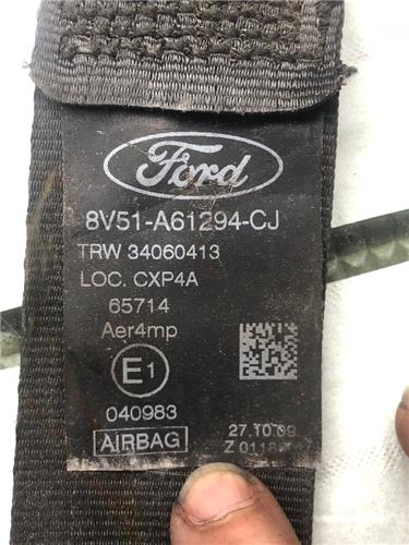Cinturon Seguridad Delantero Derecho Ford Fiesta (CB1)(2008->) foto 4