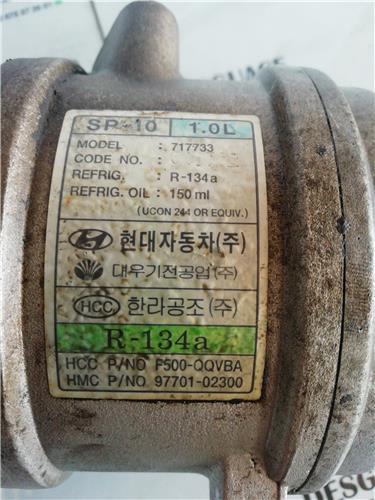 compresor aire acondicionado hyundai atos 10