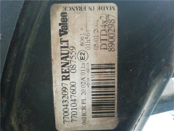 Faro Delantero Derecho Renault SCENIC foto 3