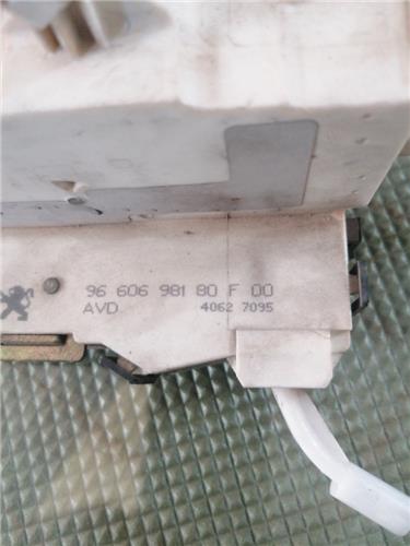 Cerradura Puerta Delantera Derecha Peugeot 407 (2004->) foto 3