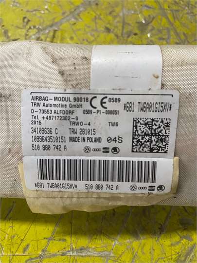 Airbag cortina delantero derecho Volkswagen Golf Sportsvan VII (AM1)(12.2013->2017) foto 3