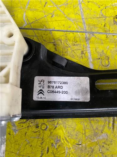 Elevalunas Electrico Trasero Derecho Citroen C4 Picasso/Spacetourer (05.2013->) foto 5