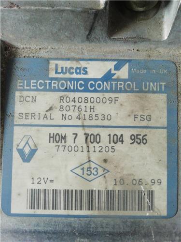 Centralita Renault Clio II Fase I (B/CB0)(1998->) foto 2