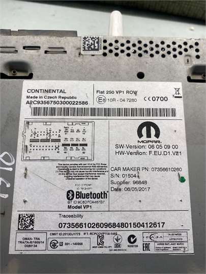 Radio / Cd Peugeot Boxer Camion Doble Cabina (2014->) foto 4