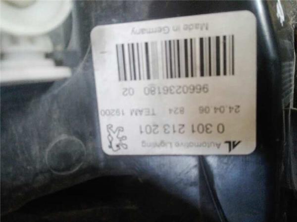 Faro Delantero Izquierdo Peugeot 407 foto 3