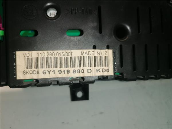 Cuadro Instrumentos Skoda Fabia (6Y2/6Y3)(01.2000->) foto 5