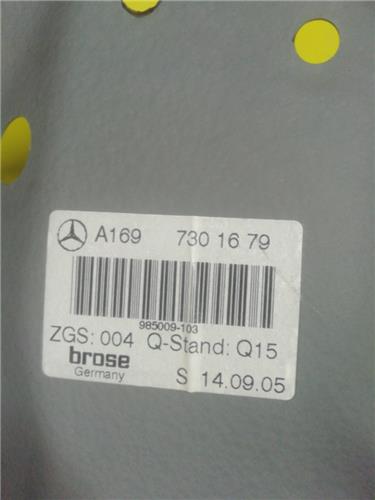 Elevalunas Electrico Trasero Derecho Mercedes-Benz Clase B (BM 245)(03.2005->) foto 3