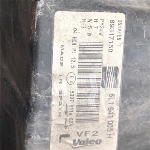 Faro Delantero Izquierdo Seat Ibiza (6L1)(04.2002->) foto 5