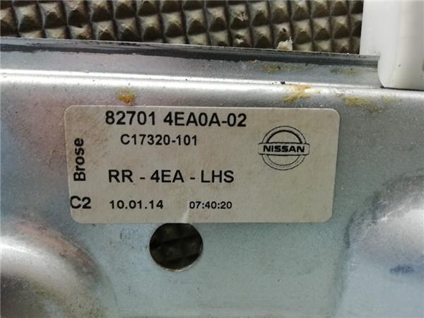 Elevalunas Electrico Trasero Izquierdo Nissan Qashqai (J11E)(2013->) foto 2