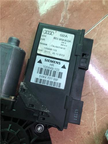 Elevalunas Electrico Trasero Derecho Audi A4 Avant (8E)(2004->) foto 3