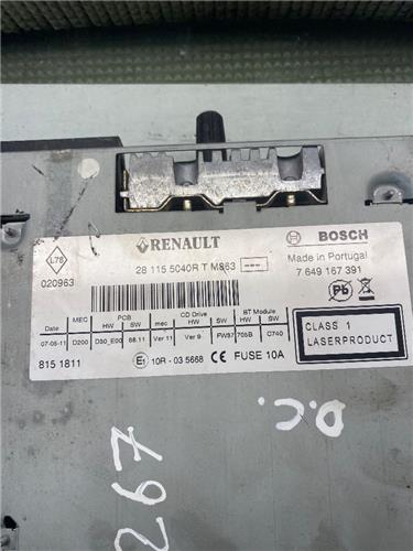 Radio / Cd Renault Scenic III (JZ)(2009->) foto 2