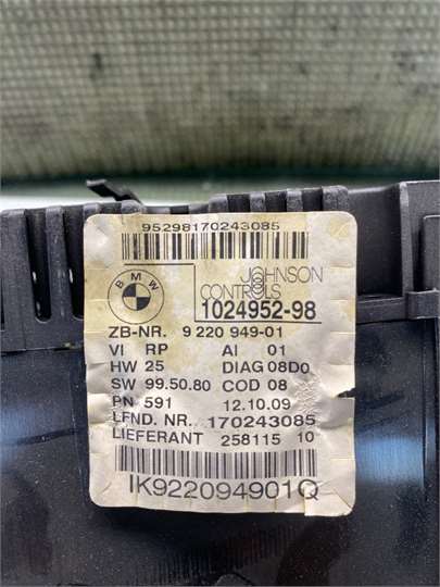 Cuadro Instrumentos BMW Serie 1 Berlina (E81/E87)(2004->) foto 3