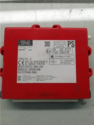 modulo electronico toyota prius zvw30 2009 1