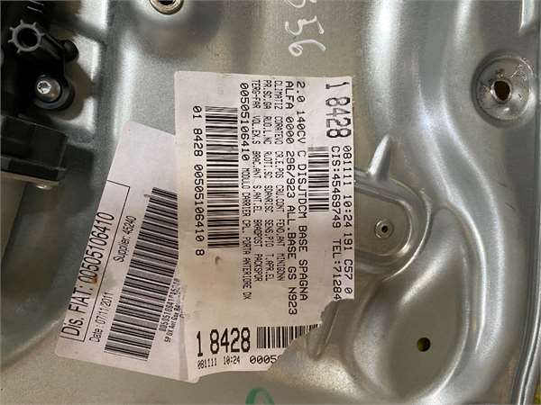 Elevalunas Electrico Delantero Derecho Alfa Romeo Giulietta (191)(2010->) foto 3