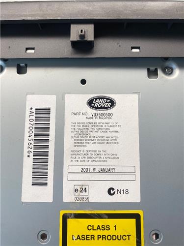 Radio / Cd Land Rover Range Rover Sport (01.2005->) foto 3