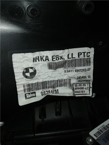 Calefaccion Entera Aire Acond. BMW Serie 1 Berlina (E81/E87)(2004->) foto 5