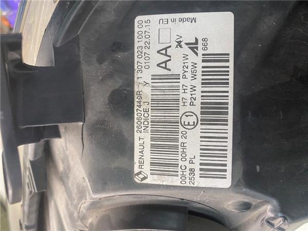 Faro Delantero Izquierdo Renault Megane III Berlina 5P (2008->) foto 3