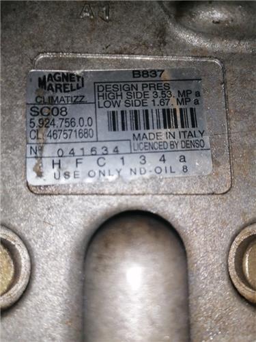 Compresor Aire Acondicionado Fiat II Punto (188) Berlina (1999->) foto 3