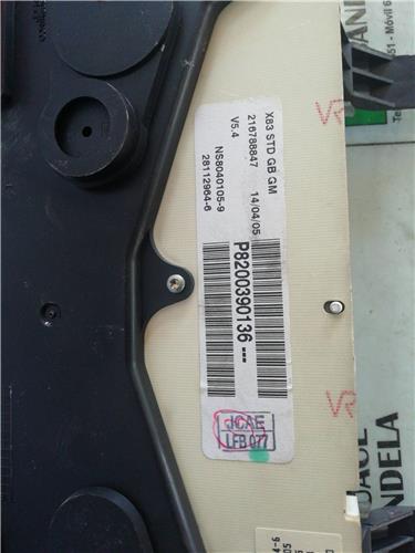 Cuadro Instrumentos Opel Vivaro (2001->) foto 5