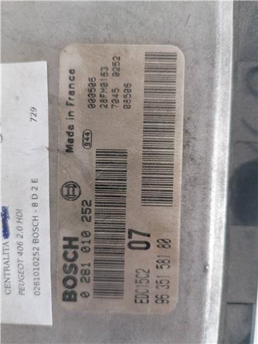 Centralita Peugeot 406 Berlina (S1/S2)(08.1995->) foto 2