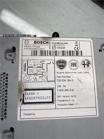 Radio / Cd Fiat 500 foto 5
