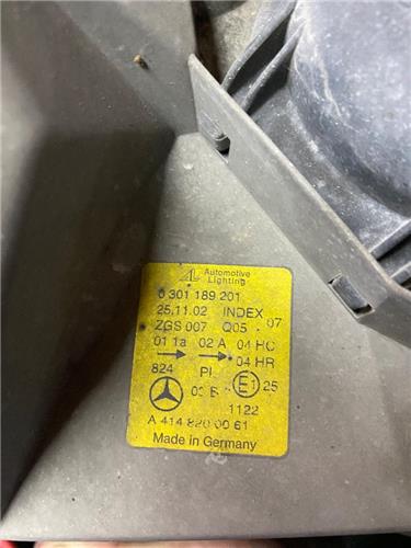 Faro Delantero Derecho Mercedes-Benz Vaneo (BM 414) Compact Van (10.2001->) foto 4