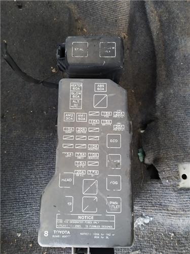 caja fusiblesrele toyota land cruiser j9 1996
