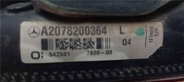 piloto porton trasero izquierdo mercedes benz