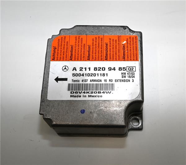 centralita airbag mercedes benz clase e bm 21