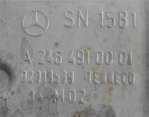 silenciador trasero mercedes benz clase b bm