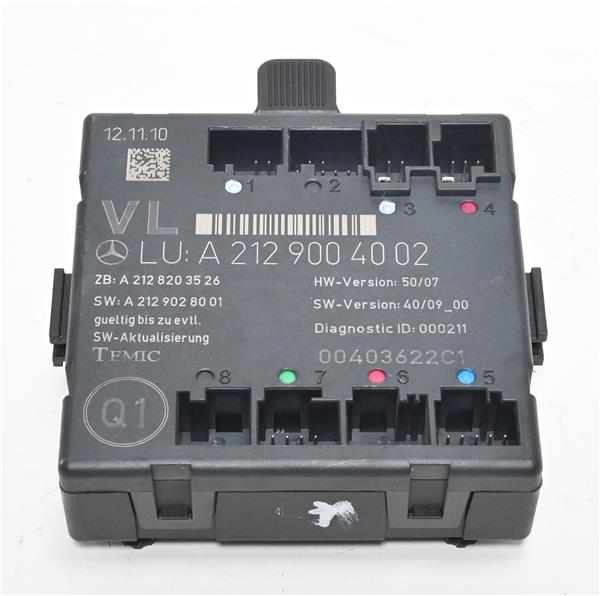 centralita cierre puerta delantera izquierda