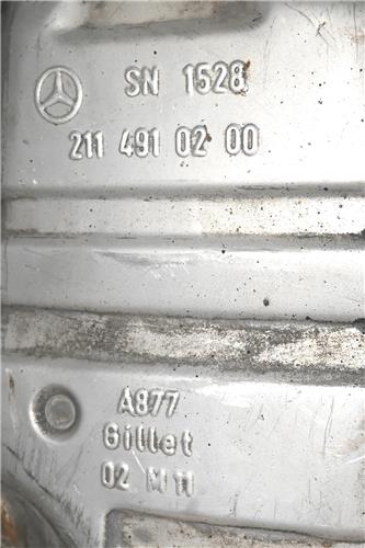 tubo escape trasero mercedes benz clase e bm