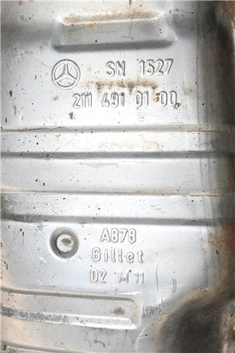 tubo escape trasero mercedes benz clase e bm